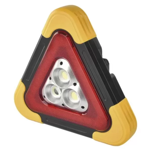 EMOS COB LED + ČER.LED nabíjecí varovný trojúhelník P4010