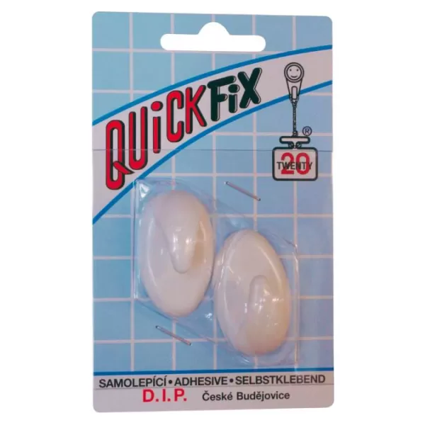 háček QUICK FIX typ 1 bílá sd