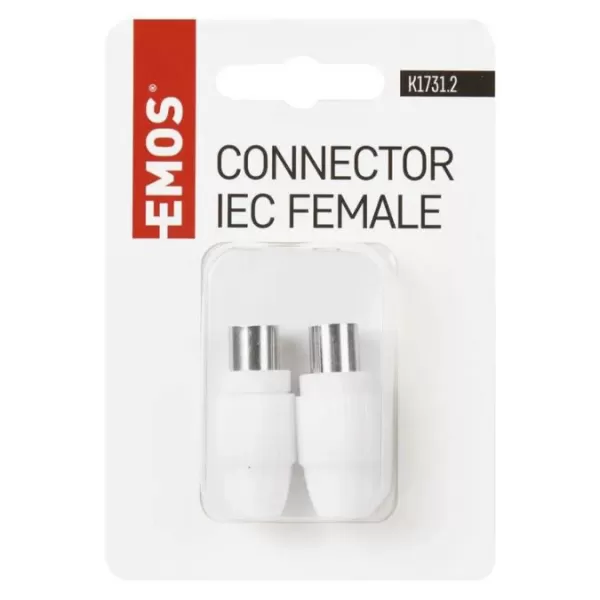 EMOS Konektor IEC ZÁSUVKA 2ks/bal K1731.2