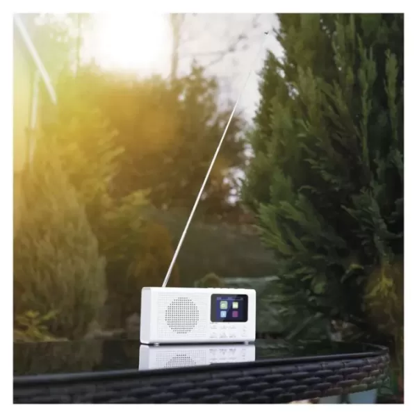EMOS DAB FM BLUETOOTH RÁDIO P-600W BÍLÁ E0091