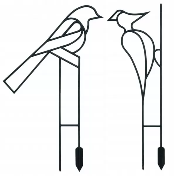 Podpěra na rostliny 42-45cm 2ks-ptáčci