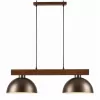 NIPEKO Lustr 2R OSLO hnědé pr.34cm dř