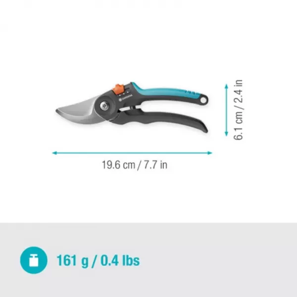 Gardena Nůžky zahradní PREMIUMCUT FLEX dvoubřité,pro čerstvé dřevo 24mm