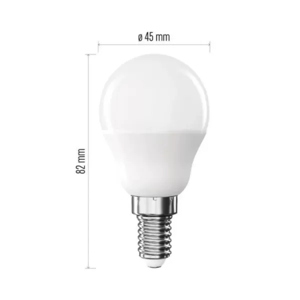 EMOS LED CLS MINI GLOBE 4,2W (40W) 470lm E14 WW 3PC ZQ1E21.3