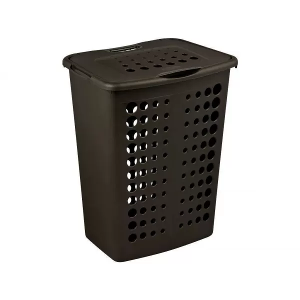 Koš na prádlo 40L - tm.hnědá