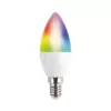 LED SMART WIFI žárovka,svíčka,5W,E14 RGB 400lm