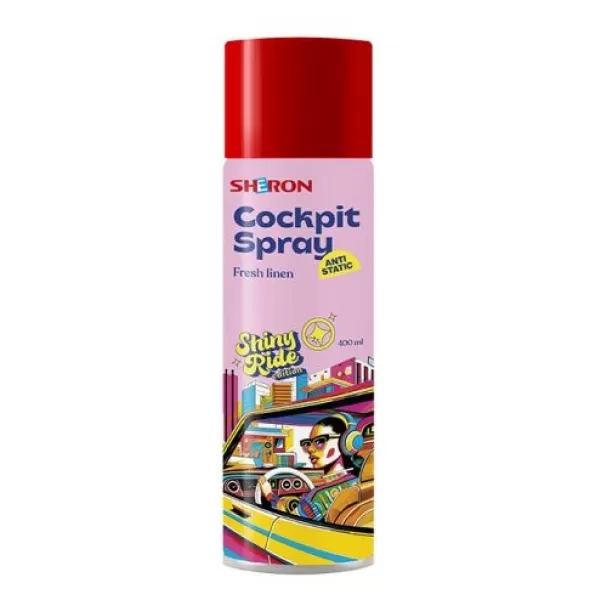 SHERON Shiny Ride Cockpit spray 400ml fresh linen