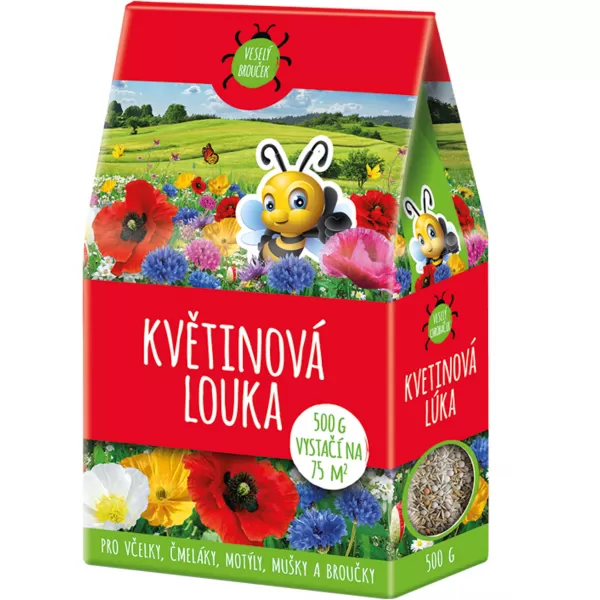 Travní směs - Veselý brouček-Květinová louka 500g
