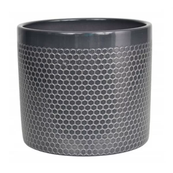 Obal keramický antracit lesk 19cm plástev