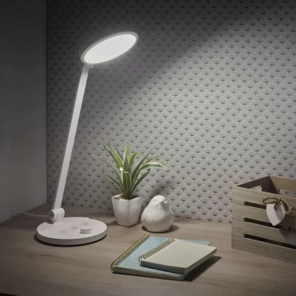 EMOS Lampa stolní LED CHARLES bílá Z7628W