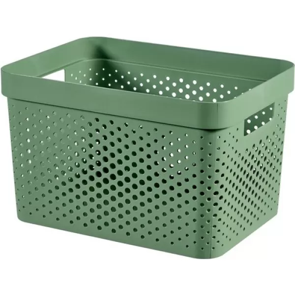 Úložný box INFINITY 17l recyklovaný plast zelený