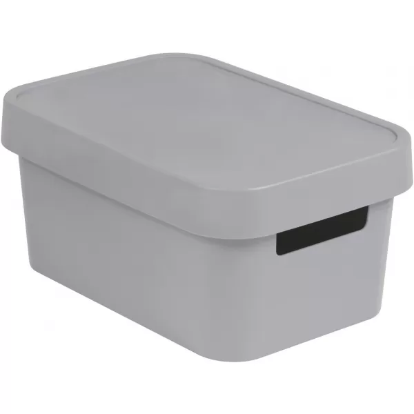 Box uložný INFINITY 4,5L s víkem šedý