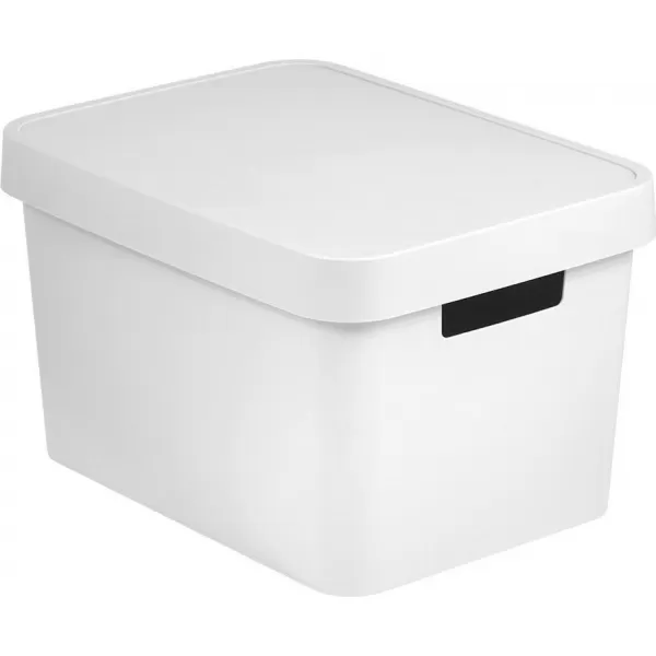 Box uložný INFINITY 17L s víkem bílý