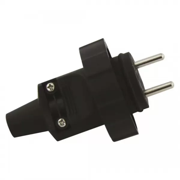 EMOS Vidlice IP65 černá guma P0037M