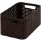 Box úložný RATTAN Style 2 - S hnědý