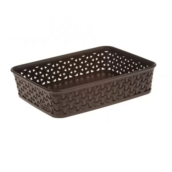 Košíček RATTAN 'Y' STYLE - A5 tm. hnědý