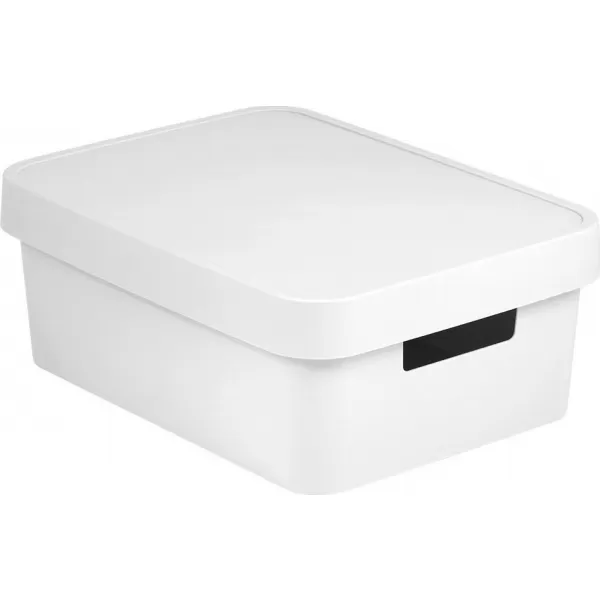 Box uložný INFINITY 11L s víkem bílý