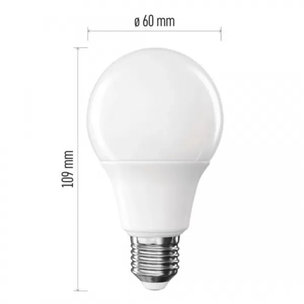 EMOS LED CLS A60 9,5W (75W) 1055lm E27 WW (ZQ5E51)