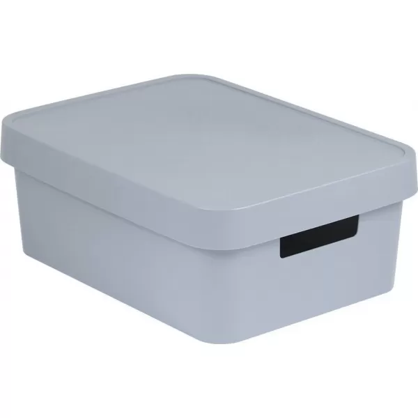 Box uložný INFINITY 11L s víkem šedý