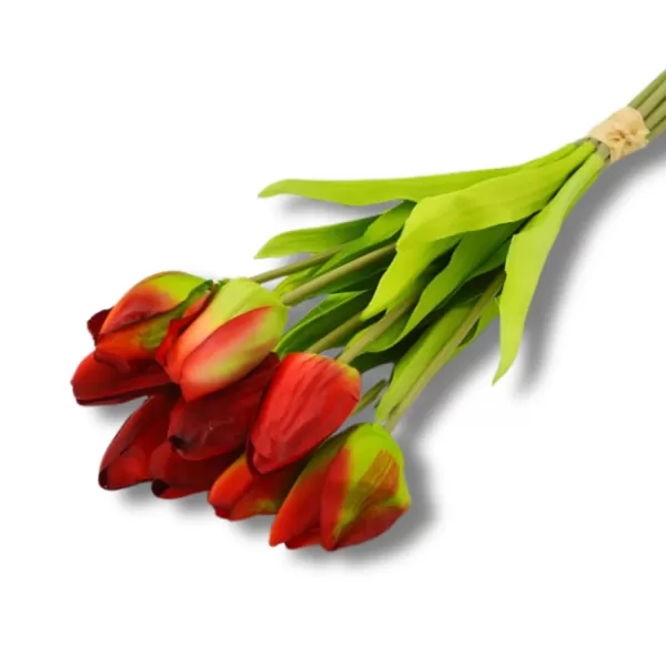 Dekorace - Tulipán 45cm červený