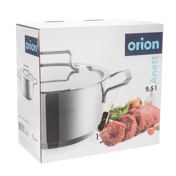 Kastrol nerez ANETT 9,5 l poklice