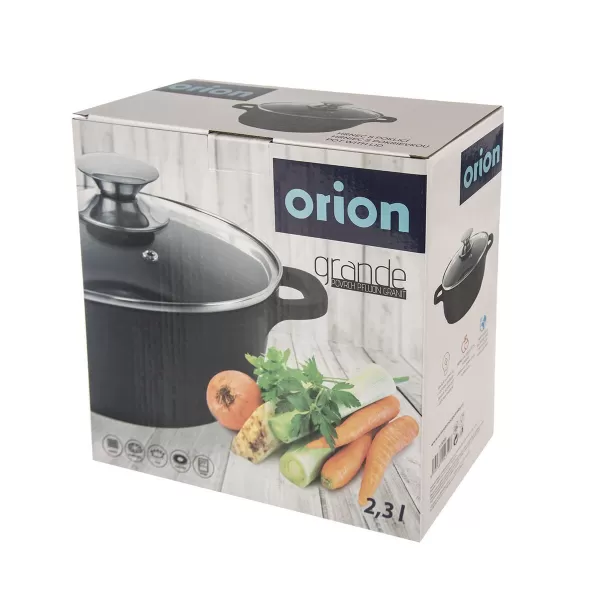 Kastrol GRANDE 2,3 l poklice sklo