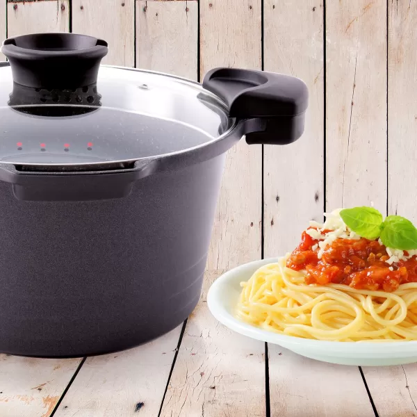 Hrnec GRANDE Pasta 5,5 l poklice sklo