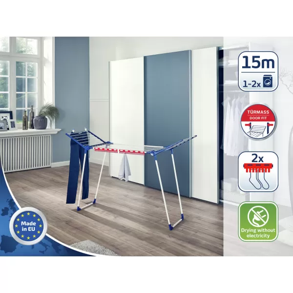 Sušák na prádlo PEGASUS 150 Solid Slim LEIFHEIT 81570