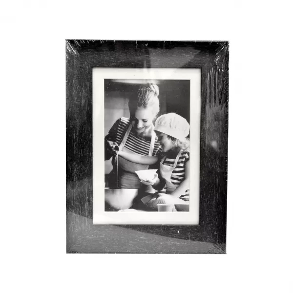 Fotorámeček dřevo černý 18x23 cm