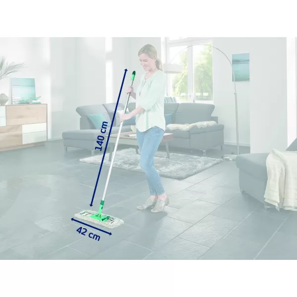 Podlahový mop PROFI Micro Duo s hliníkovou násadou - CLICK System LEIFHEIT 55045