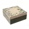 Box dřevo FLOWERS velký 18x18x8 cm