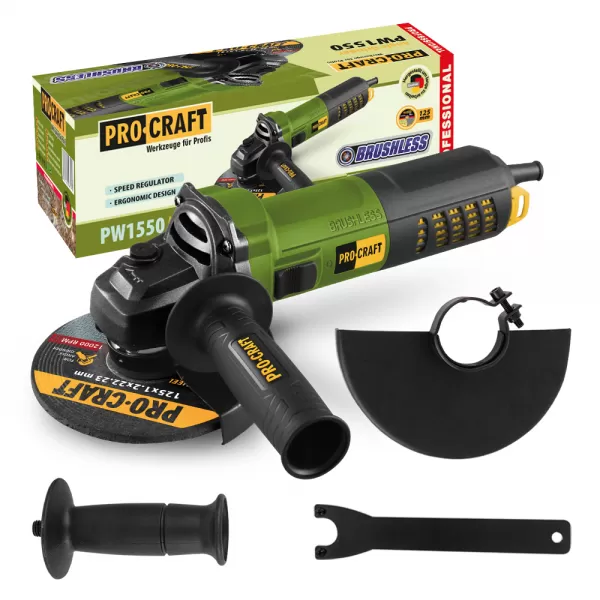 PROCRAFT Bruska úhlová PW1550