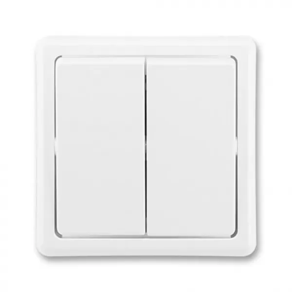 Přepínač kompletní ř.5 10AX 250 Vstř. BLISTR 3553-05289 B1W