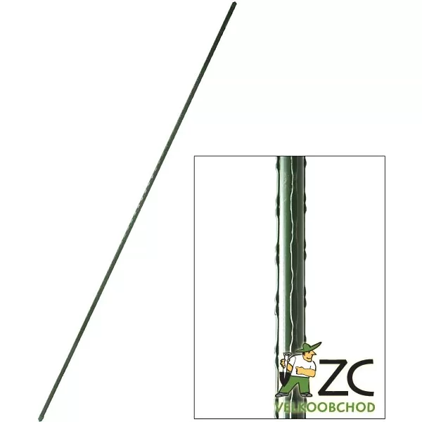 Tyč k rostlinám - 150 cm zel. tl. 11 mm