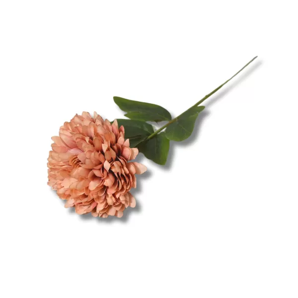 Dekorace - Chryzantéma single 49cm starorůžová