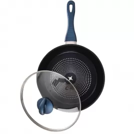 Pánev DIAMANT pr. 28 cm poklice sklo
