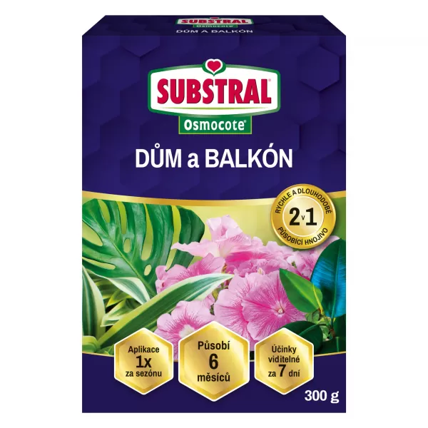 Substral Osmocote 2v1 - dům a balkón 300g EVEREGREEN