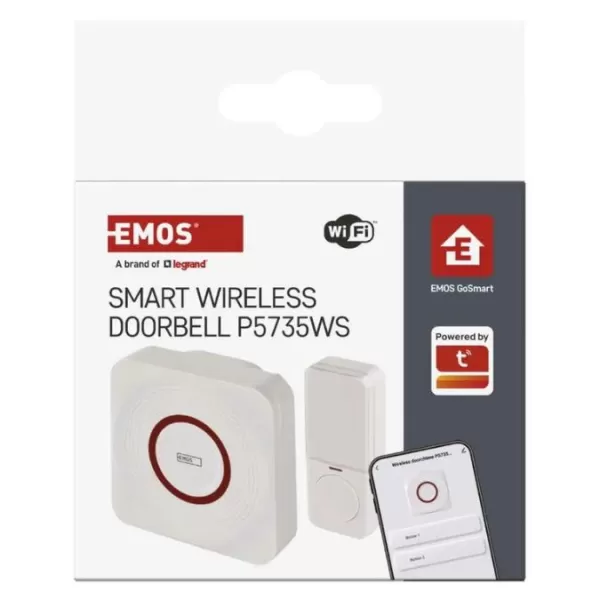EMOS GOSMART Zvonek bezdrátový AC P5735WS