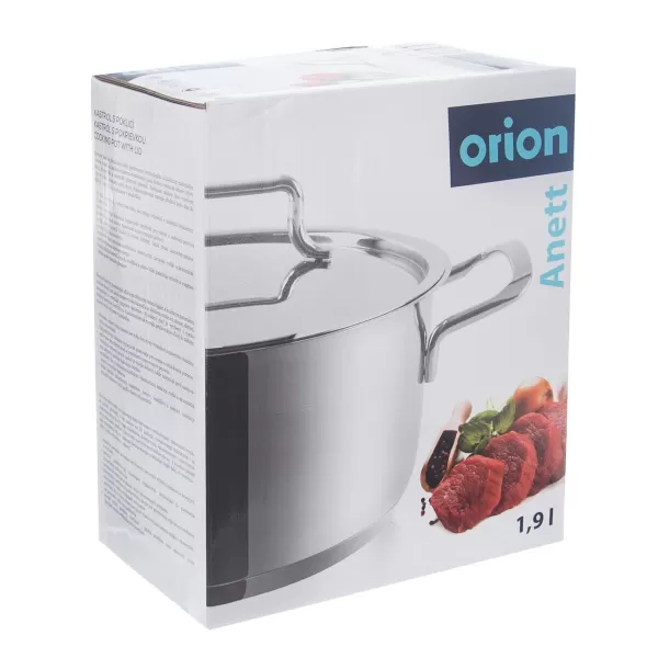 Kastrol nerez ANETT 1,9 l poklice