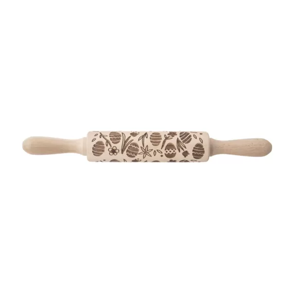 Váleček dřevo Dekor d. 16/33 cm Velikonoce