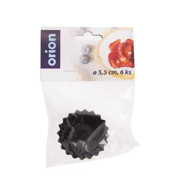 Formička kov košíček tartaletky pr. 5,5 cm 6 ks