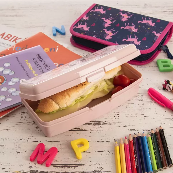 Box UH svač. Slim dortík 20,5x10x5,5 cm růžová