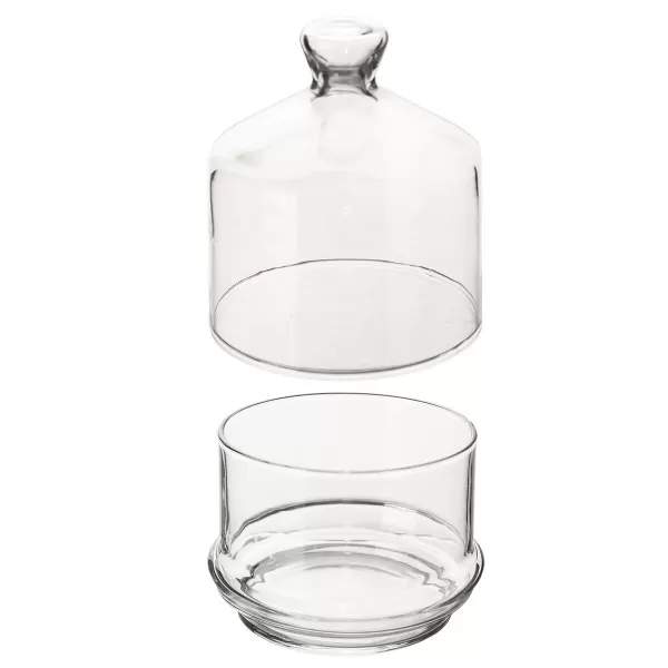 Dóza sklo s víkem Berry pr. 9 cm