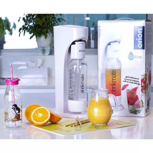 Výrobník sycených nápojů Drinkmate Aquadream white