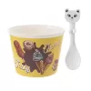 Pohár+lžička UH zmrzlinka Ice 0,3 l 4 ks mix