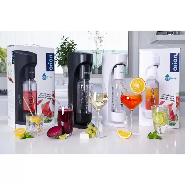 Výrobník sycených nápojů Drinkmate Aquadream white