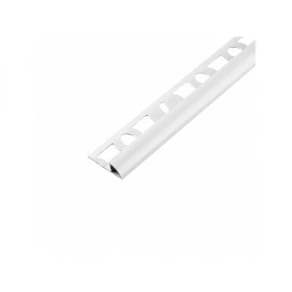 Lišta PVC ukončovací s přep. 7mm bílá