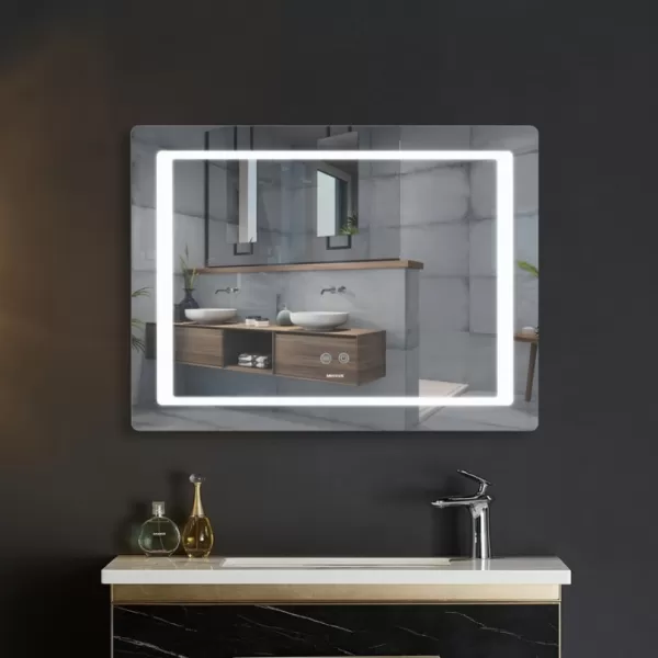 PROCRAFT Koupelnové zrcadlo s LED osvětlením, protizamlžovací funkcí a regulací jasu