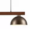 NIPEKO Lustr 2R OSLO hnědé pr.34cm dř