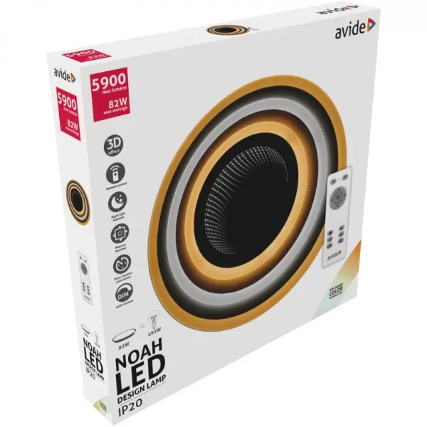 NIPEKO LED NOAH 82W + ovladač CCT 5900Lm